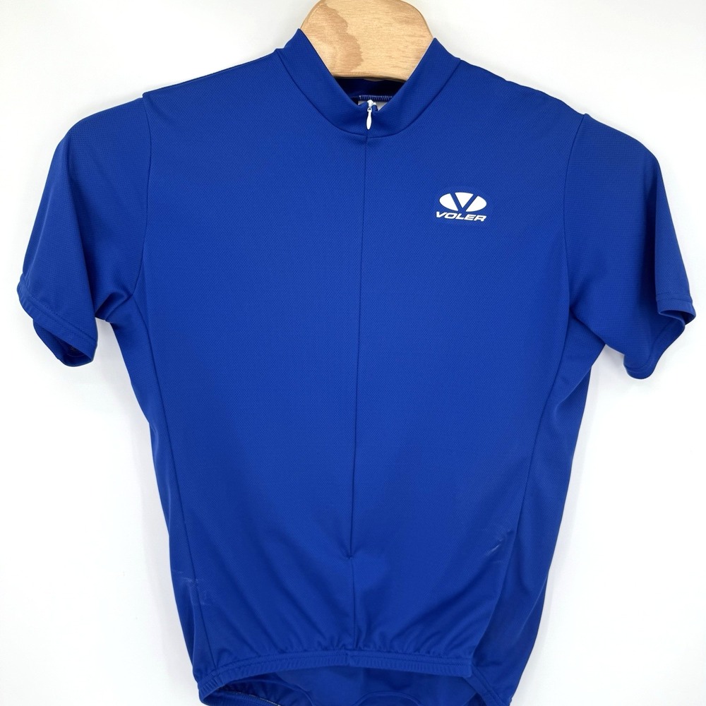 Voler Cycling Jersey Men XL Blue Airies Micro Plus Short Sleeve Road Bike USA